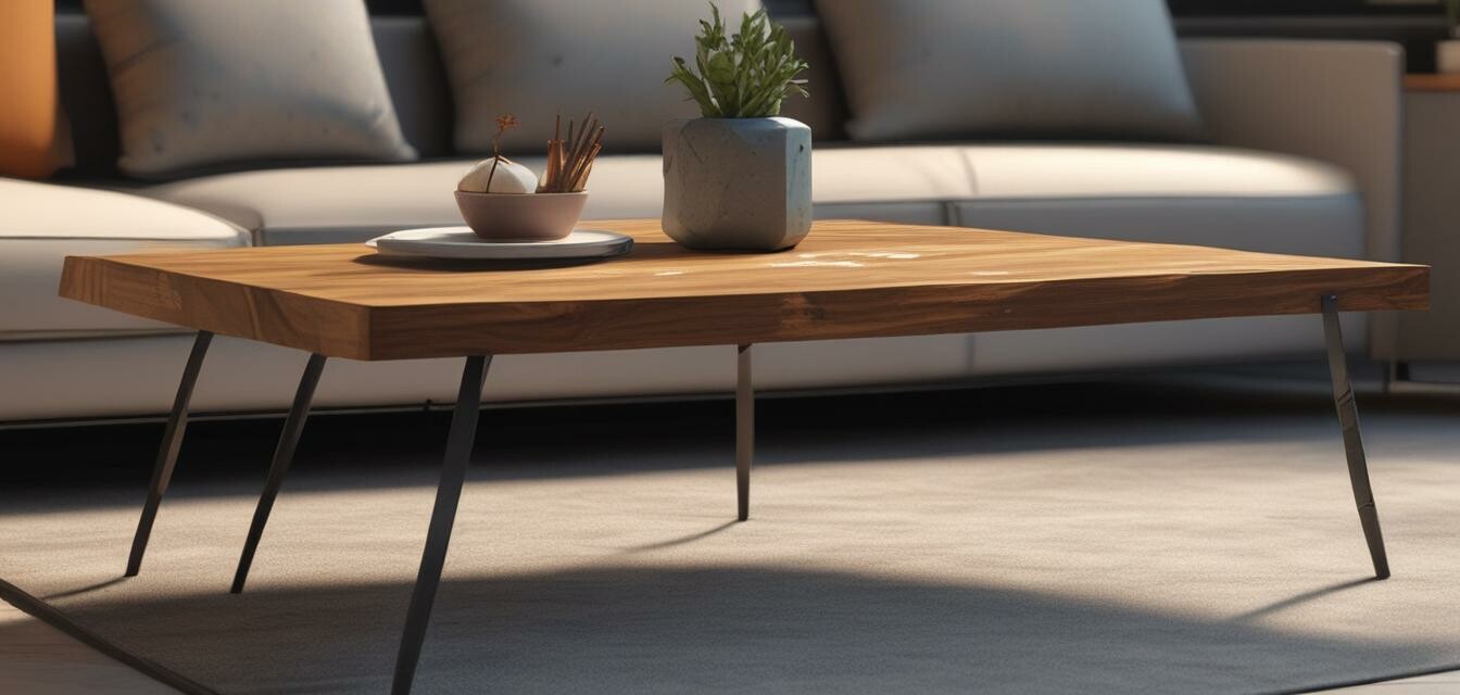 Asymmetrical Coffee Table