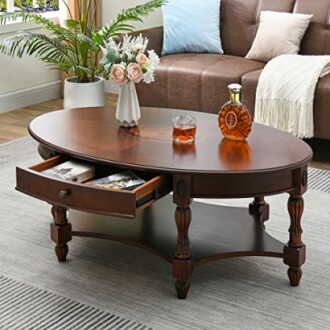 MODERION Solid Wood Coffee Table